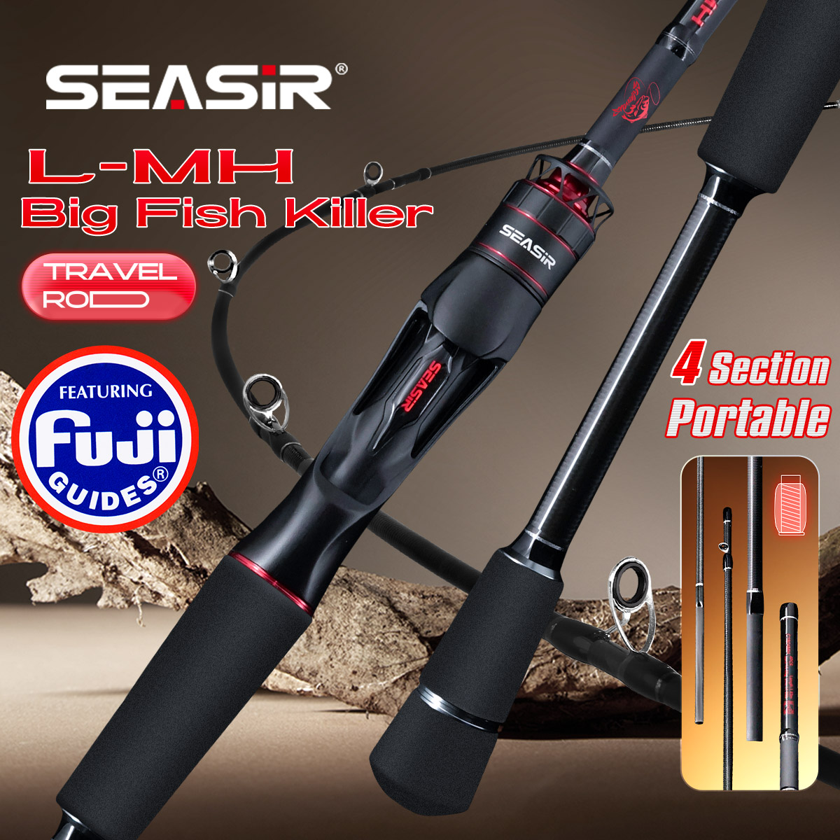 Fishing Rod Surf - Seasir Salminus XF M/MH canne à