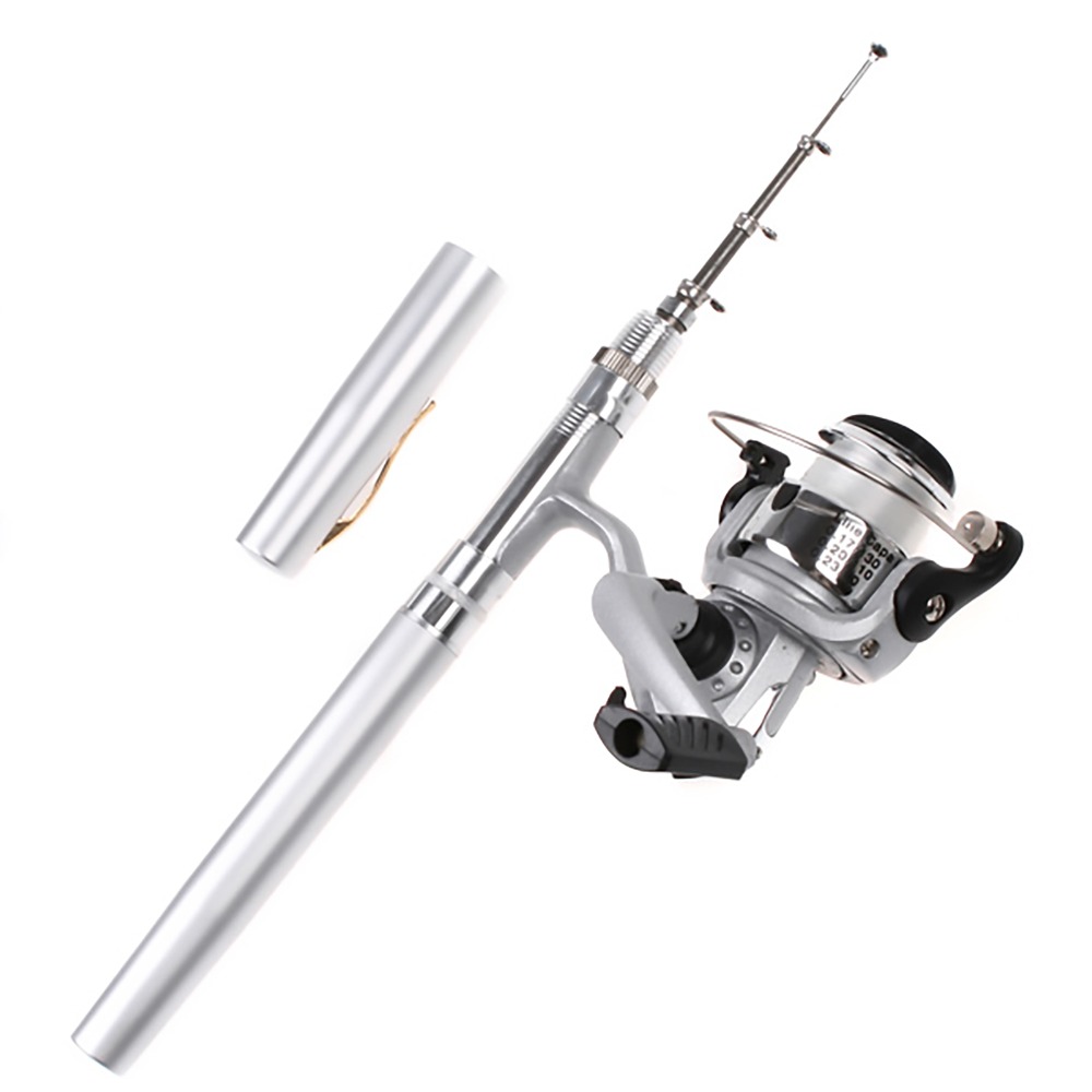 Fishing Rod Fly - Canne à pêche télescopique portable, mini