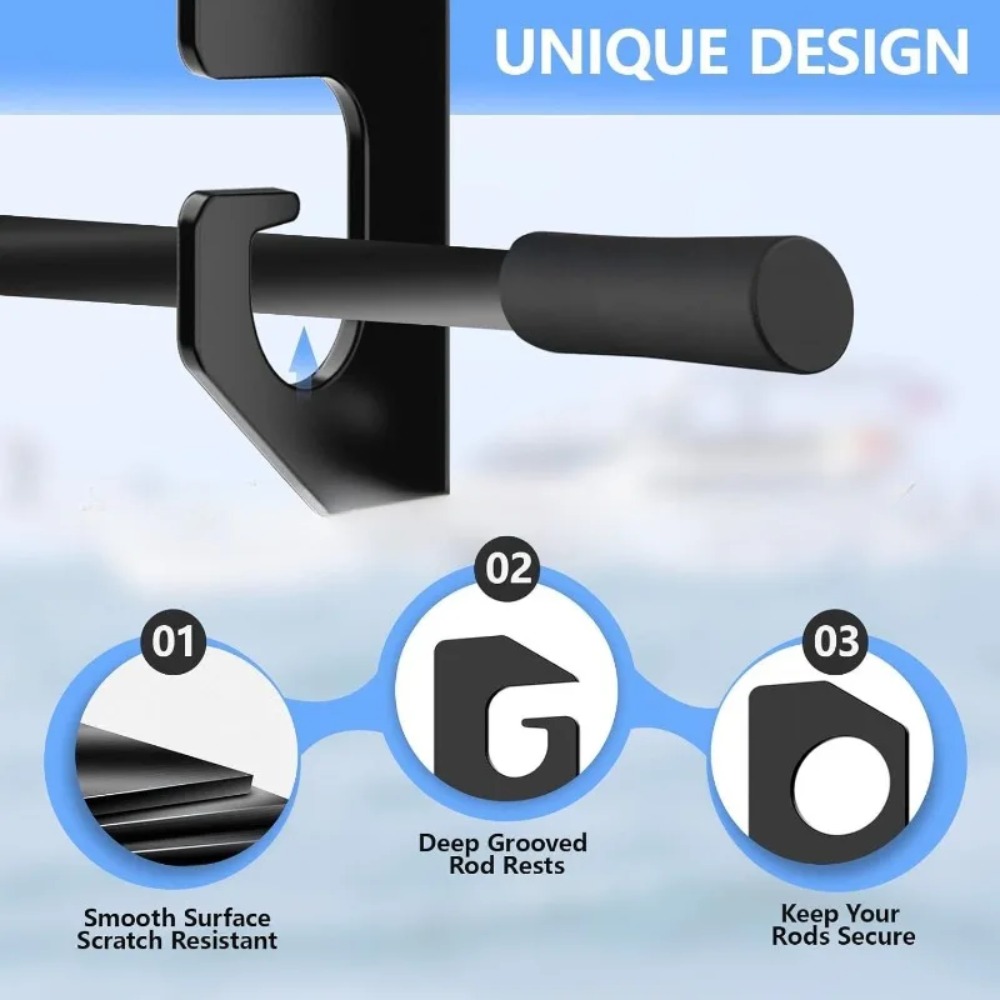 Support mural pour canne à pêc - Fishing Rod Rack avis et prix