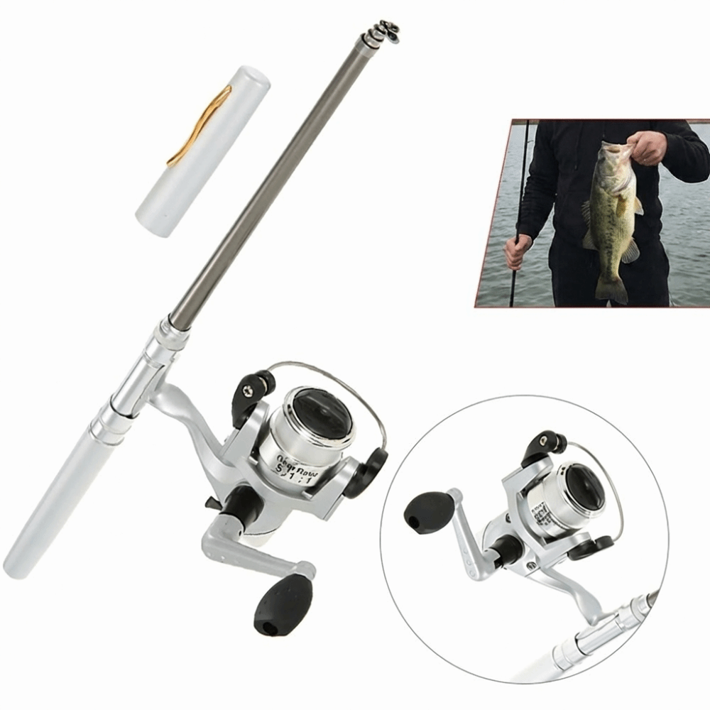 Canne à pêche télescopique por - Fishing Rod Fly avis et prix